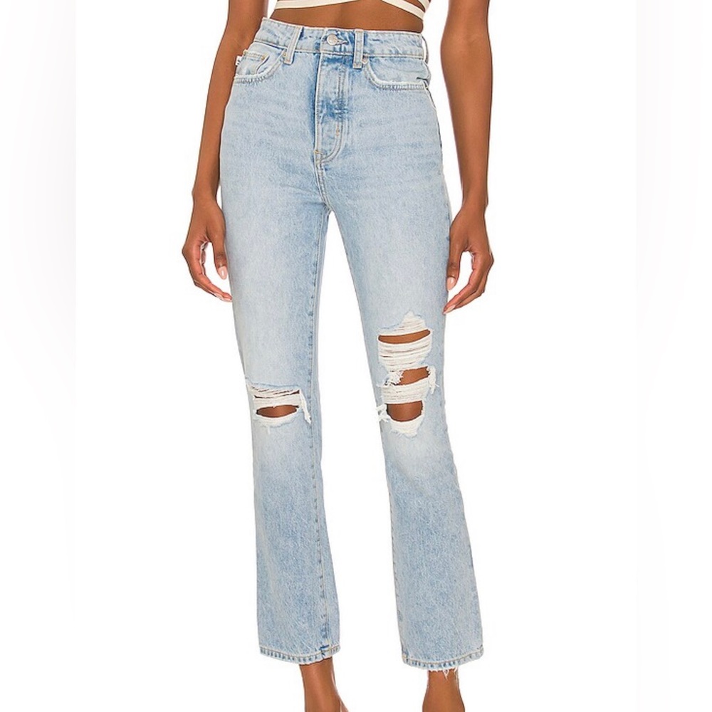 Lovers and Friends Reece Slim Straight High Rise Denim